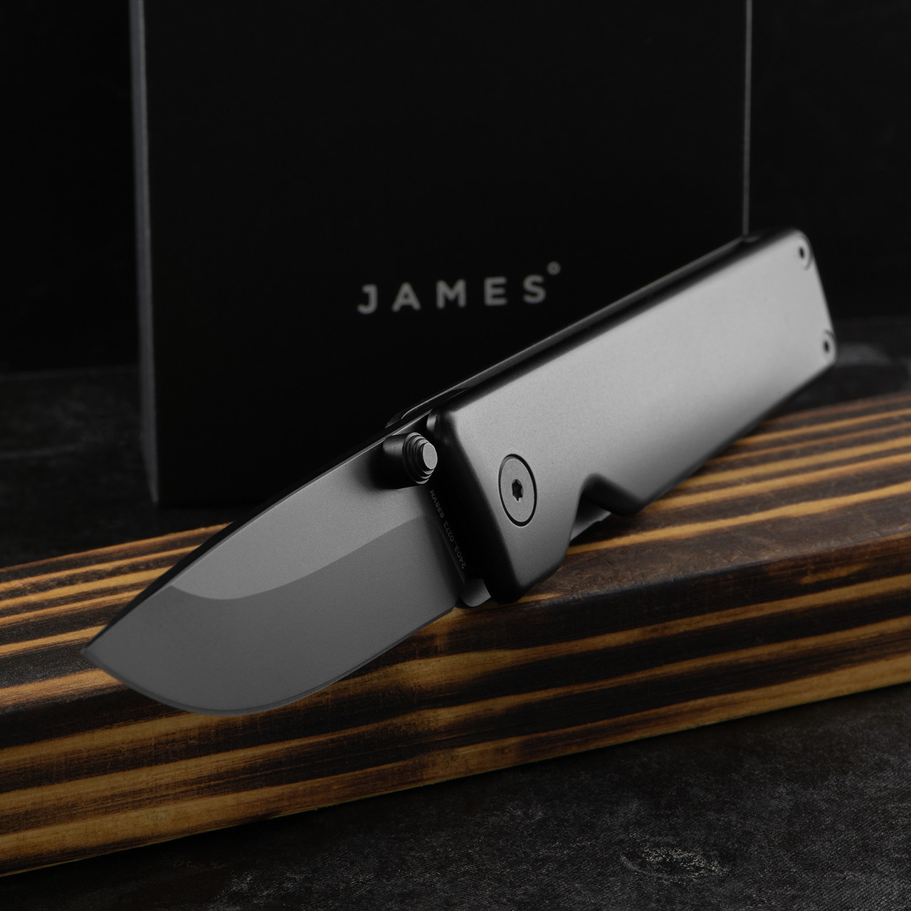 James Brand "The Chapter 2"  Titanium Black Folding Knife