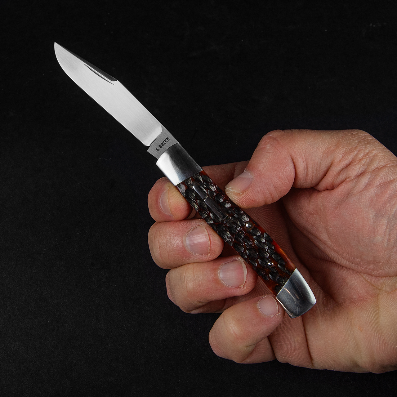 Stan Buzek Texas Jack Amber Jigged Bone