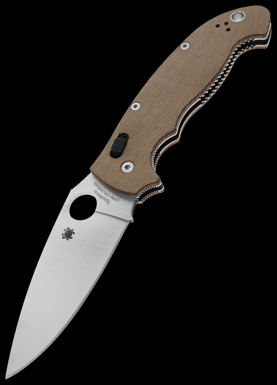 Spyderco Manix 2 XL Micarta Folding Knife | Heinnie Haynes