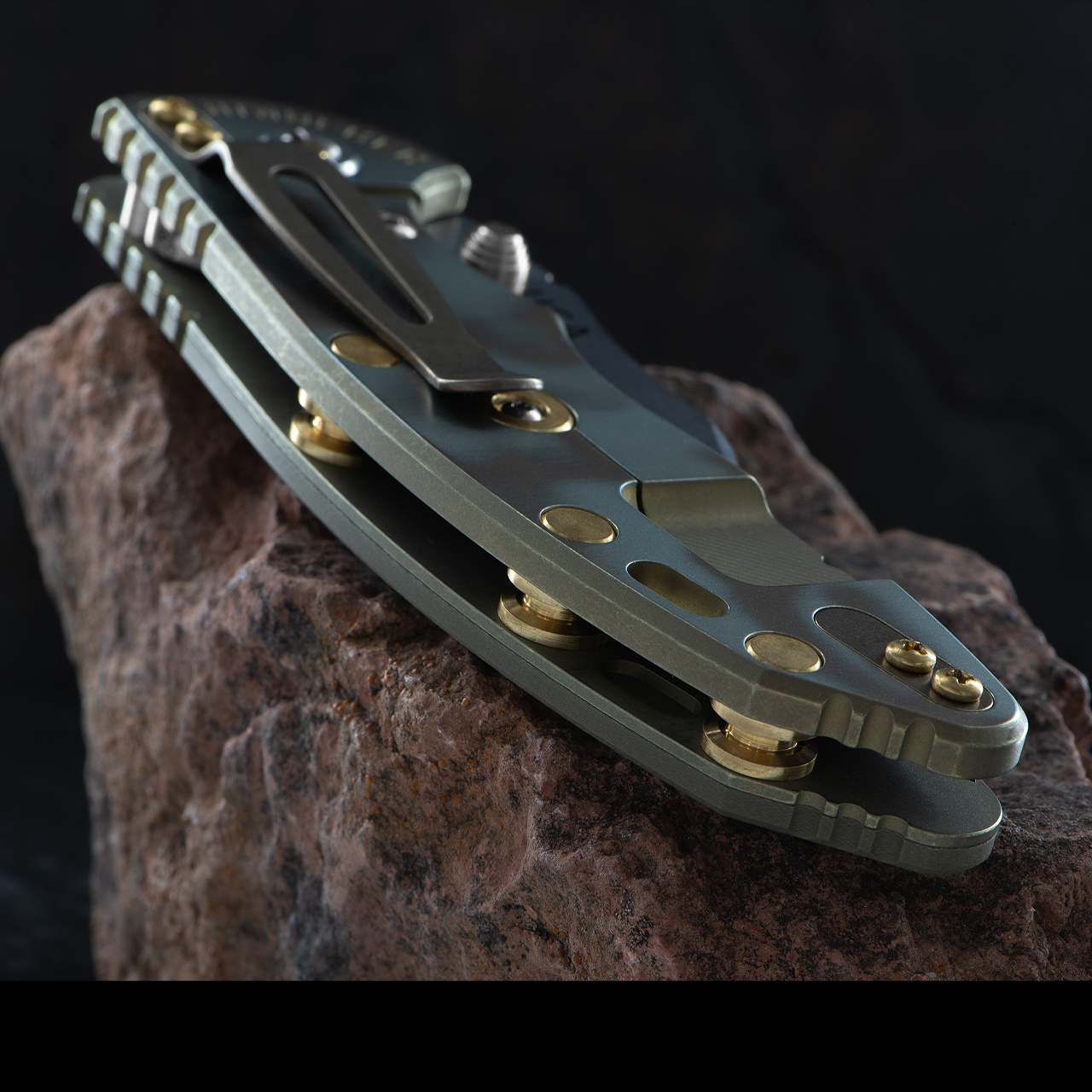 Hinderer XM-18 3.5" Bowie G10 OD Green Folding Knife