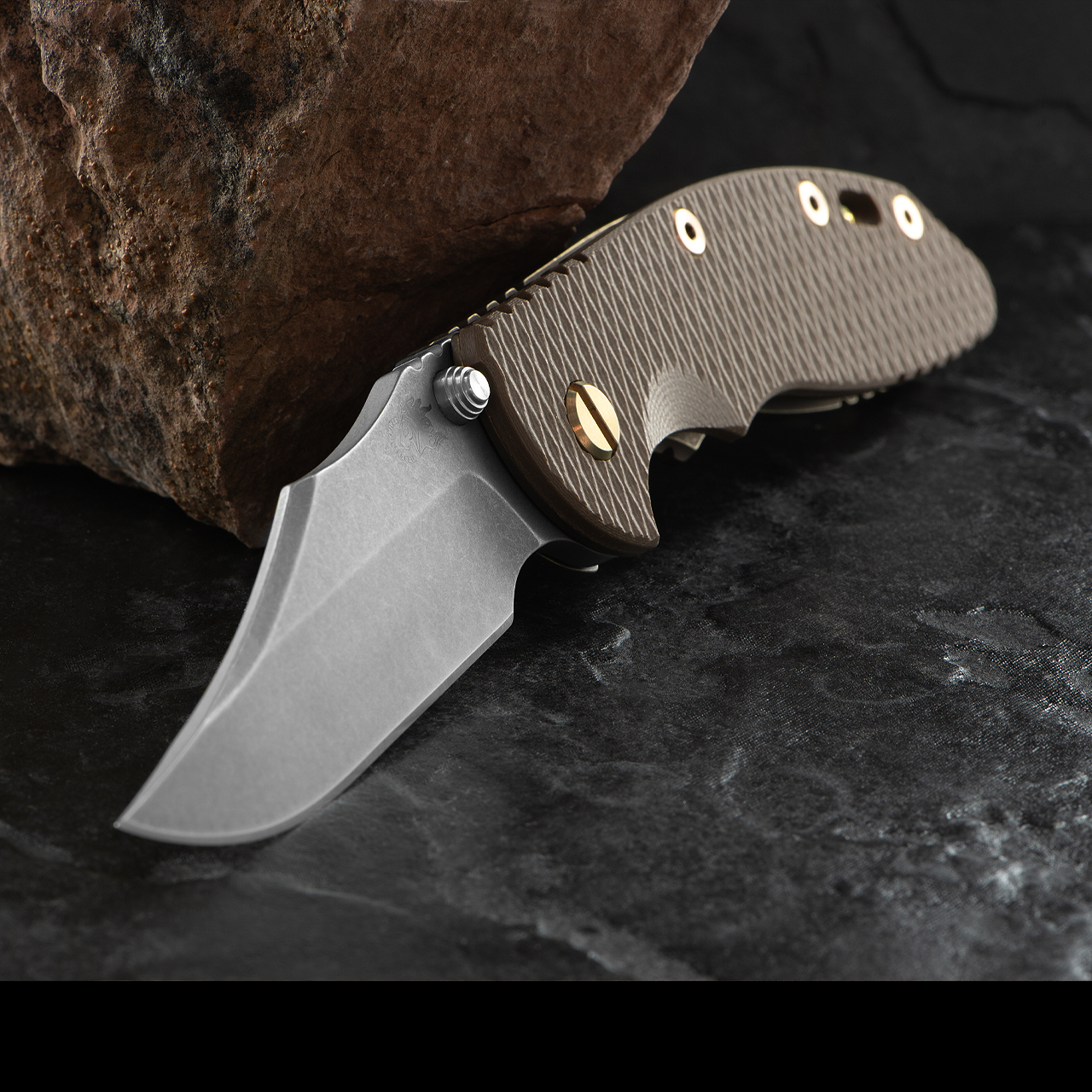 その他 Hinderer Knives XM-18 3.5 Bowie FDE G-10 Rick Hinderer Knives XM-18 3.5