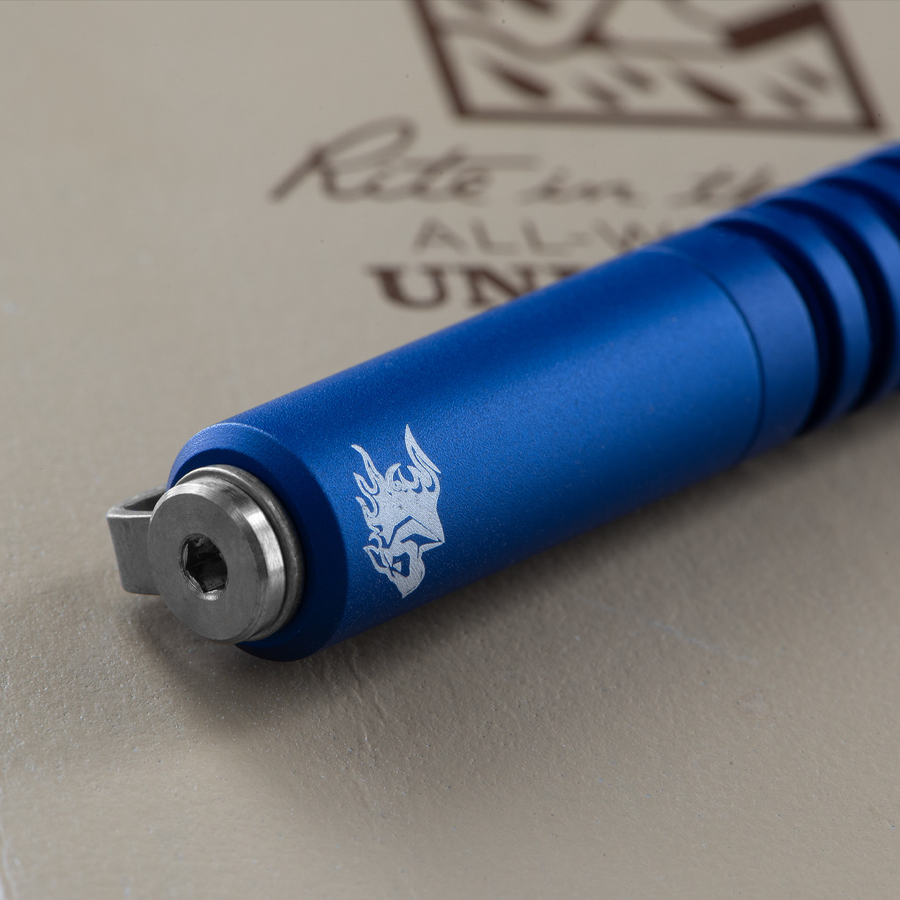 Hinderer Investigator Spiral Aluminium Blue Pen