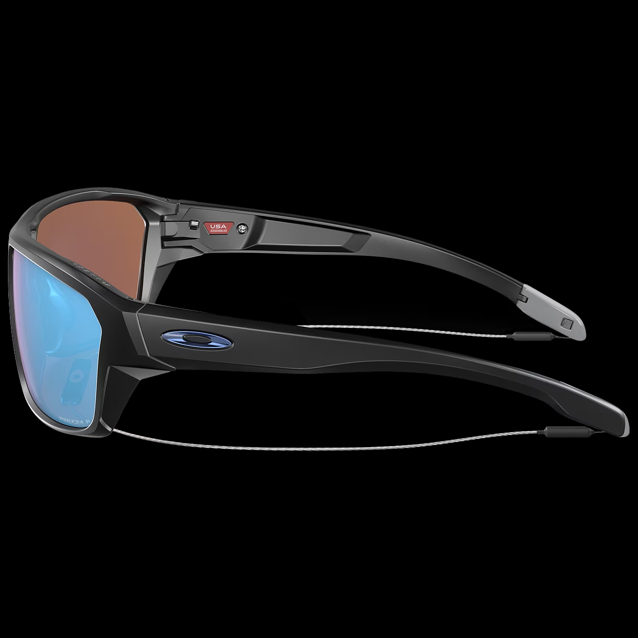 Oakley Split Shot Matte Black Prizm Deep Water Polarized Lens