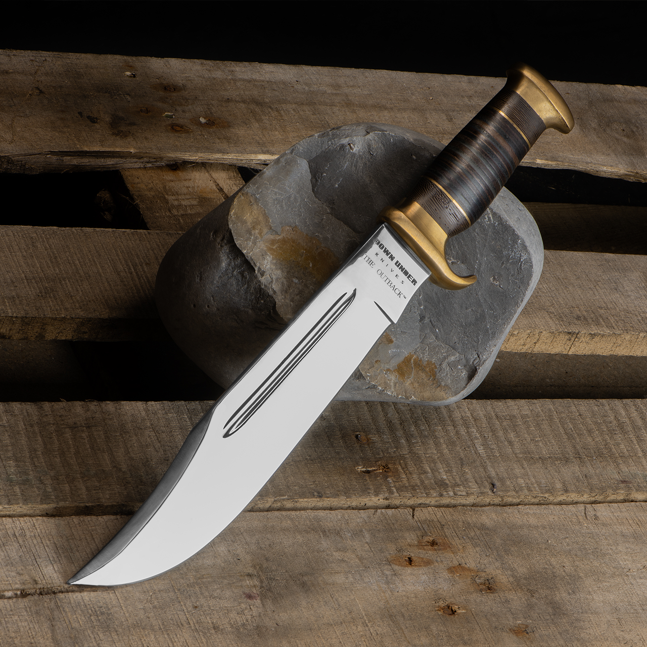 Down Under Outback Bowie Fixed Blade