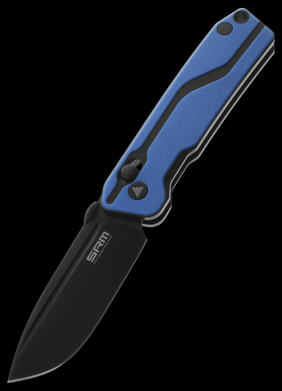 SRM Rubik 7228 Black Folding Knife