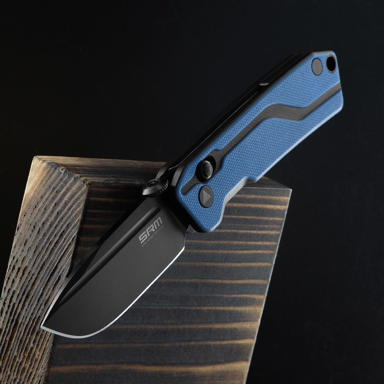 SRM Rubik 7228 Black Folding Knife | Heinnie Haynes