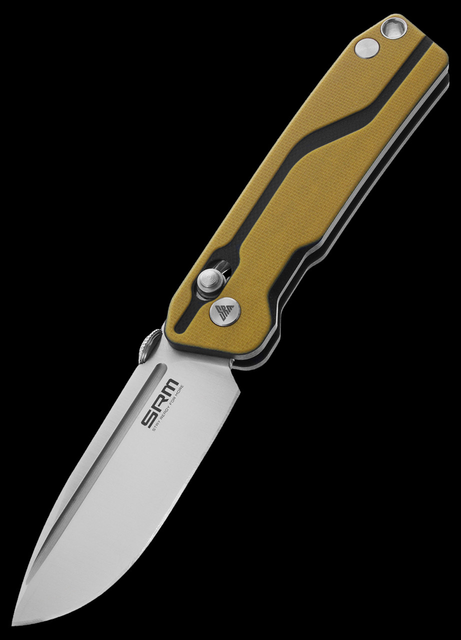 SRM Rubik 7228 Folding Knife Yellow