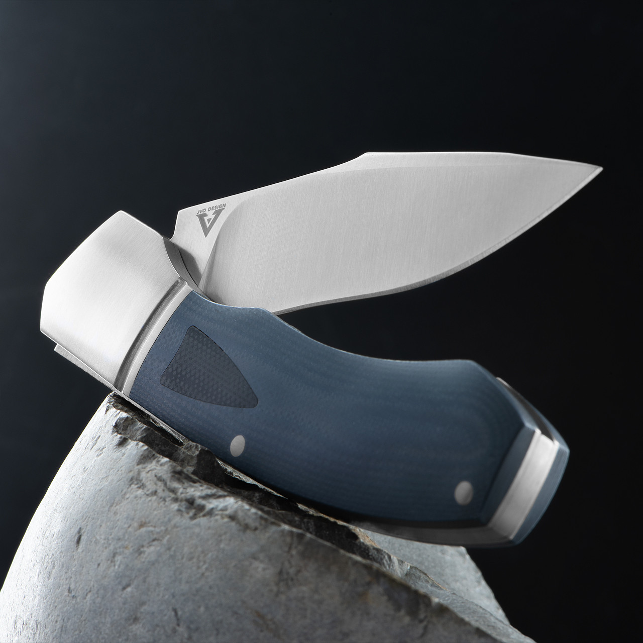 Begg Recurve Slip Joint Blue Folding Knife