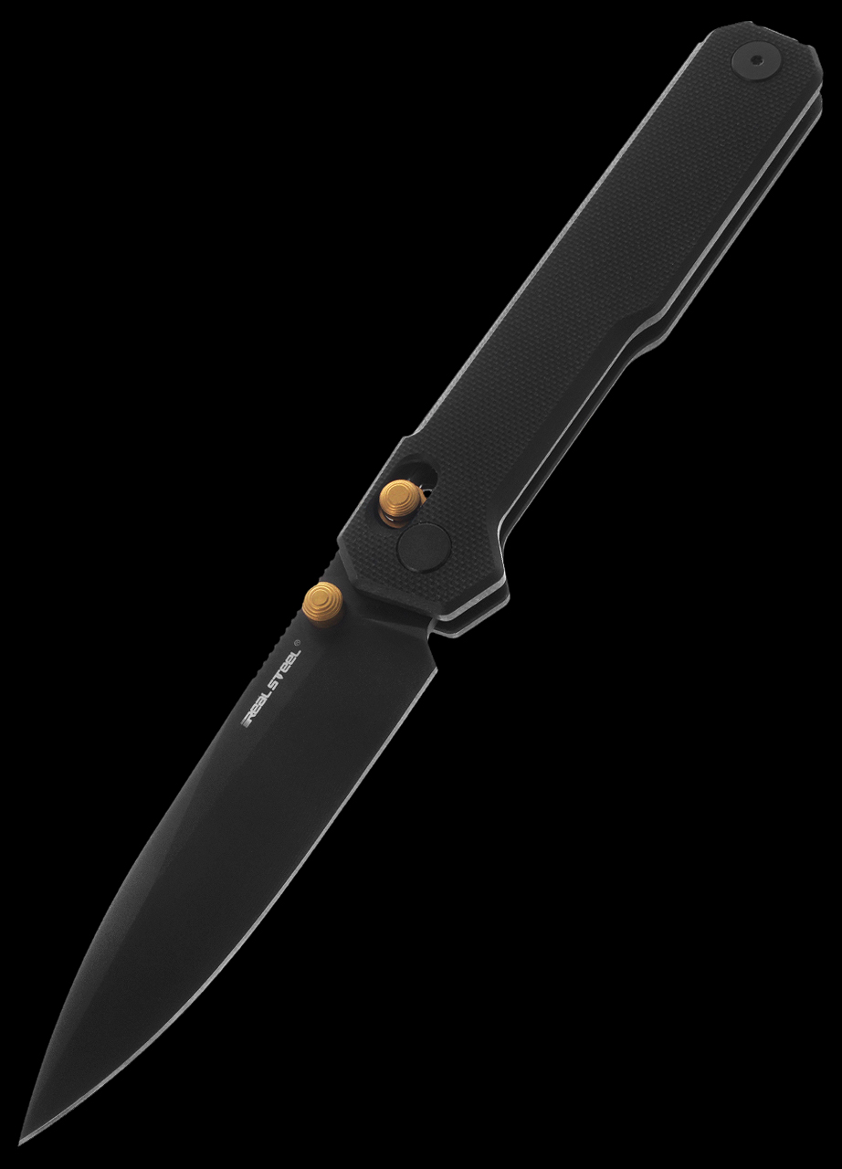 Real Steel Perix G10 Black Folding Knife