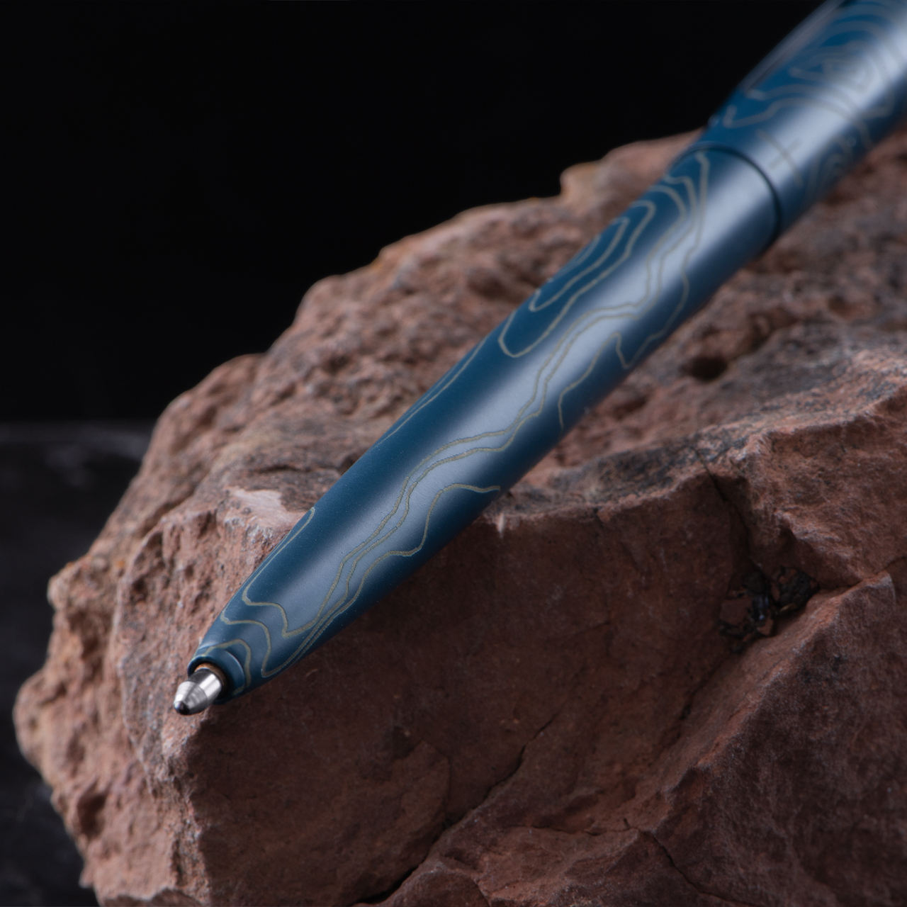 TAD Fisher Space Pen M4 Cerakote Navy Topo