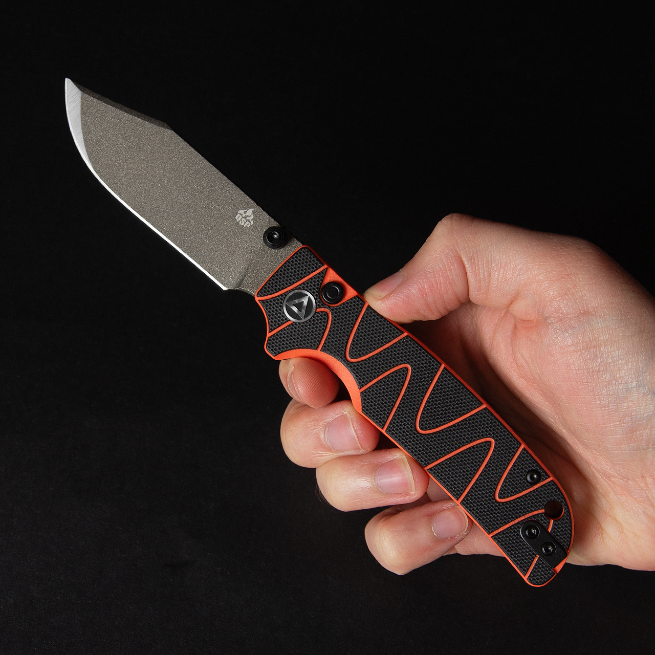 QSP Kali G10 Neon Champagne Folding Knife