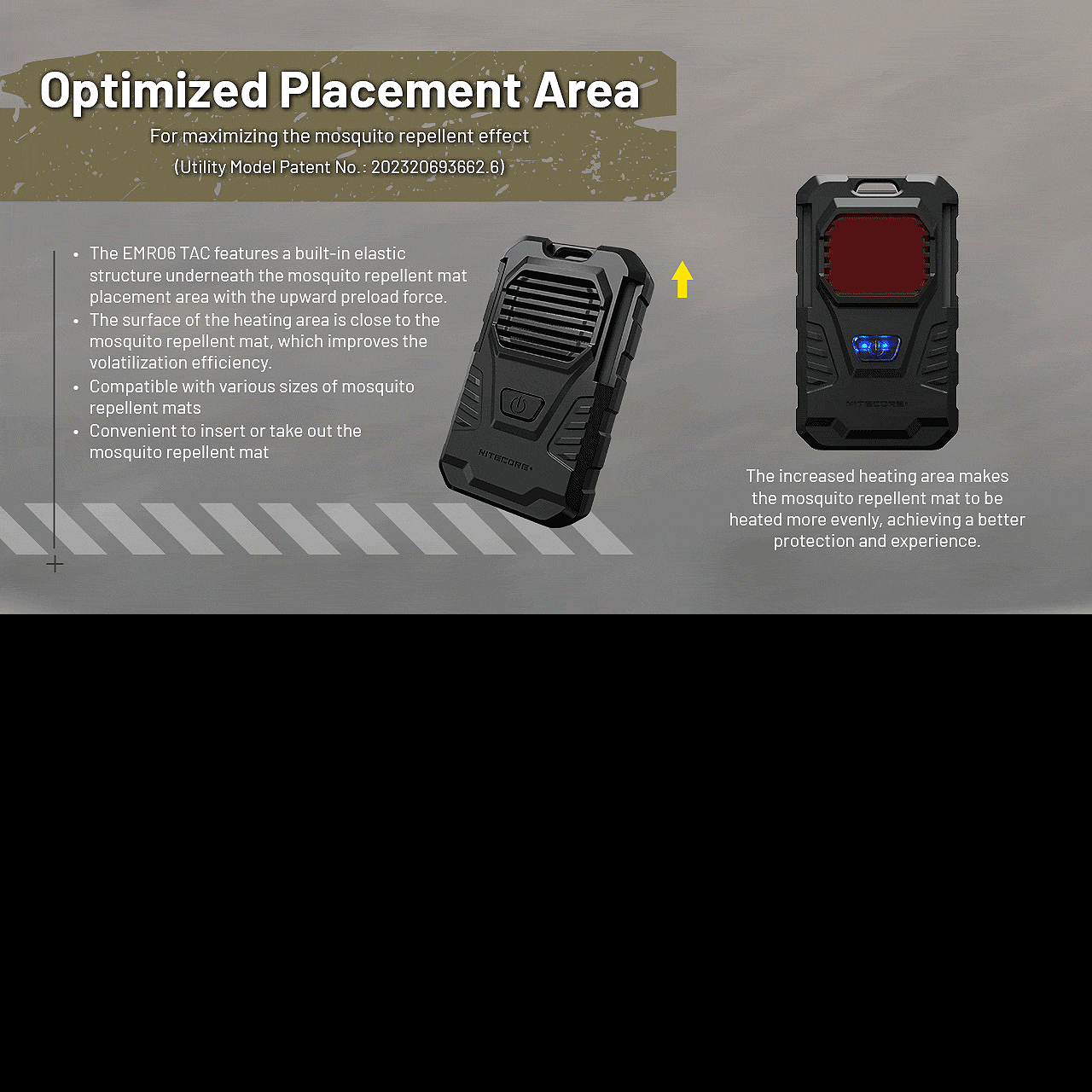 Nitecore EMR06 TAC Portable Mosquito Repellent