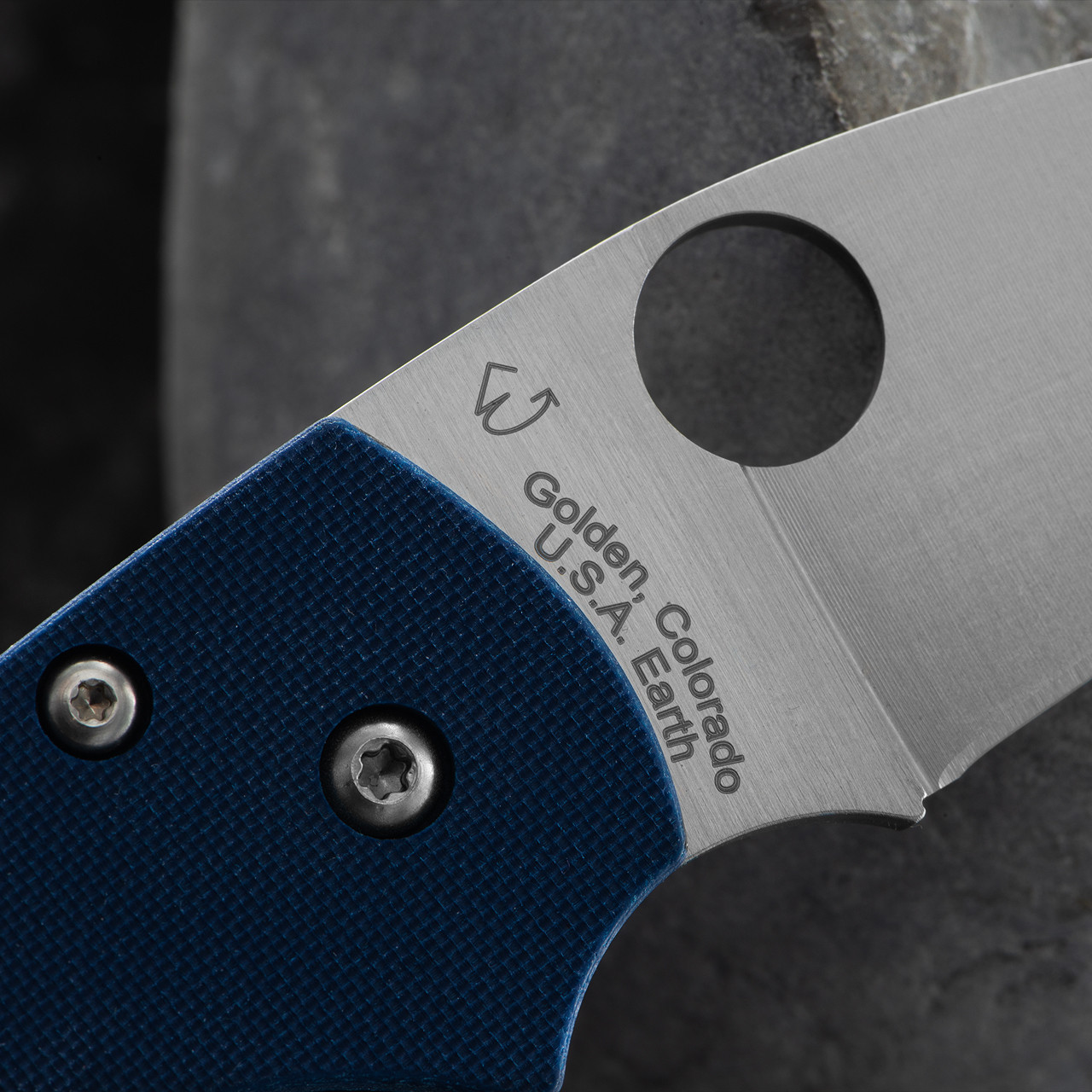Spyderco Lil' Native SPY27 Cobalt Folding Knife