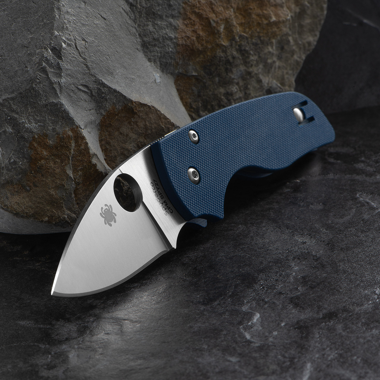 Spyderco Lil' Native SPY27 Cobalt Folding Knife