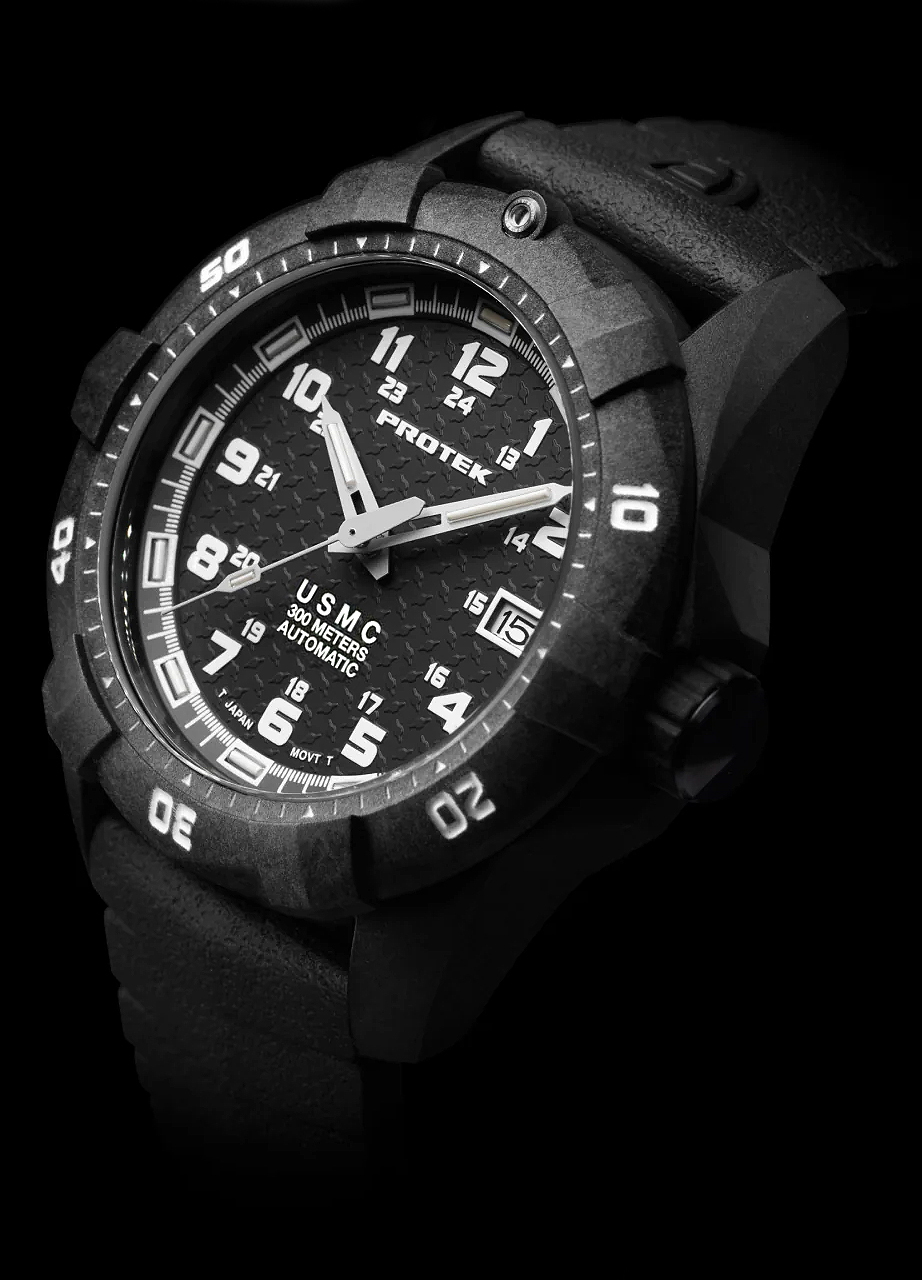 Protek USMC Carbon Dive Carbon Automatic Black
