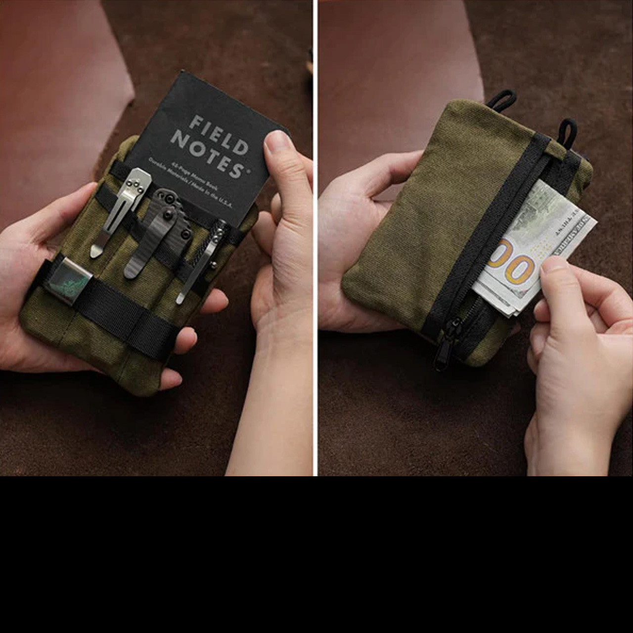 Viperade VE1 Waxed Canvas Pocket Organizer