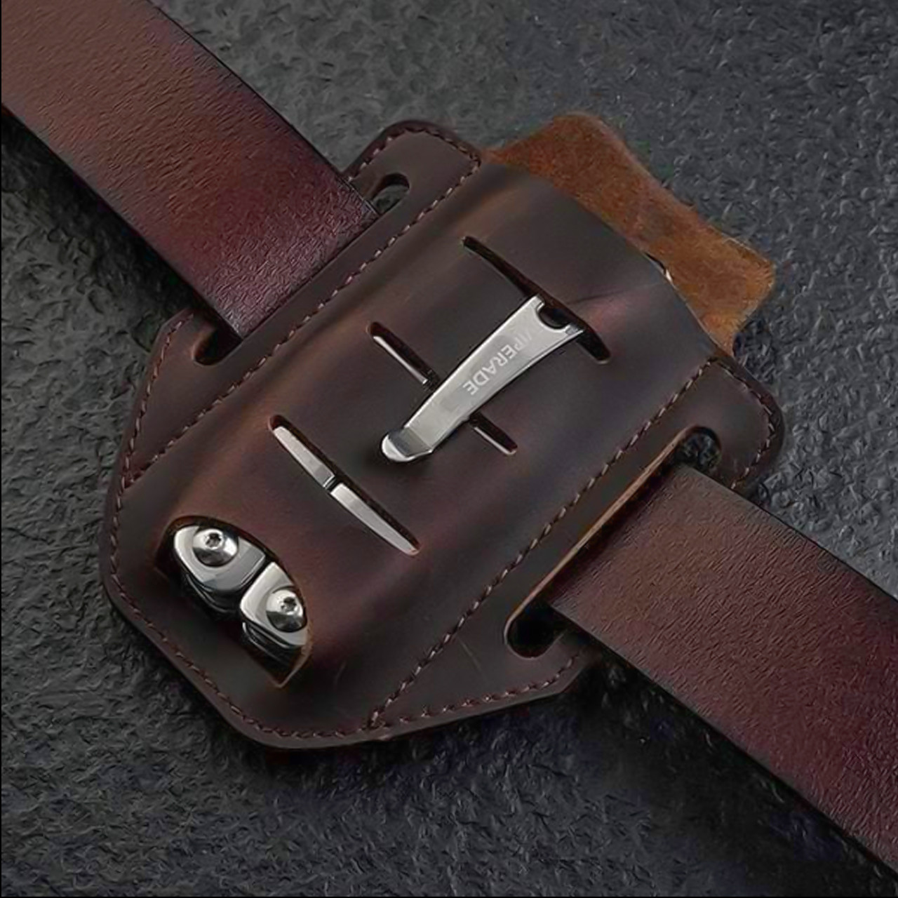 Viperade PJ9 EDC Leather Sheath