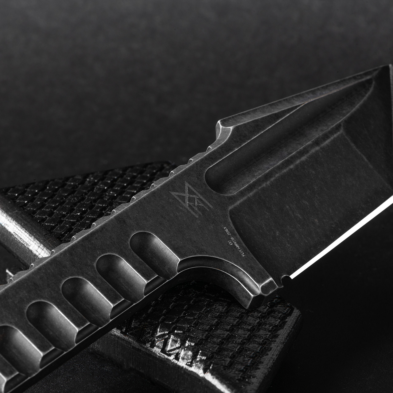 Midgards Vili Tanto Black Fixed Blade