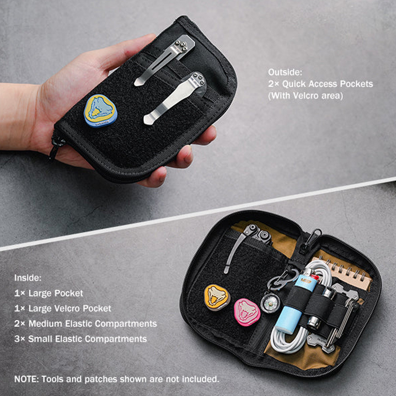 Viperade VE22 Multitool Pocket Pouch Black