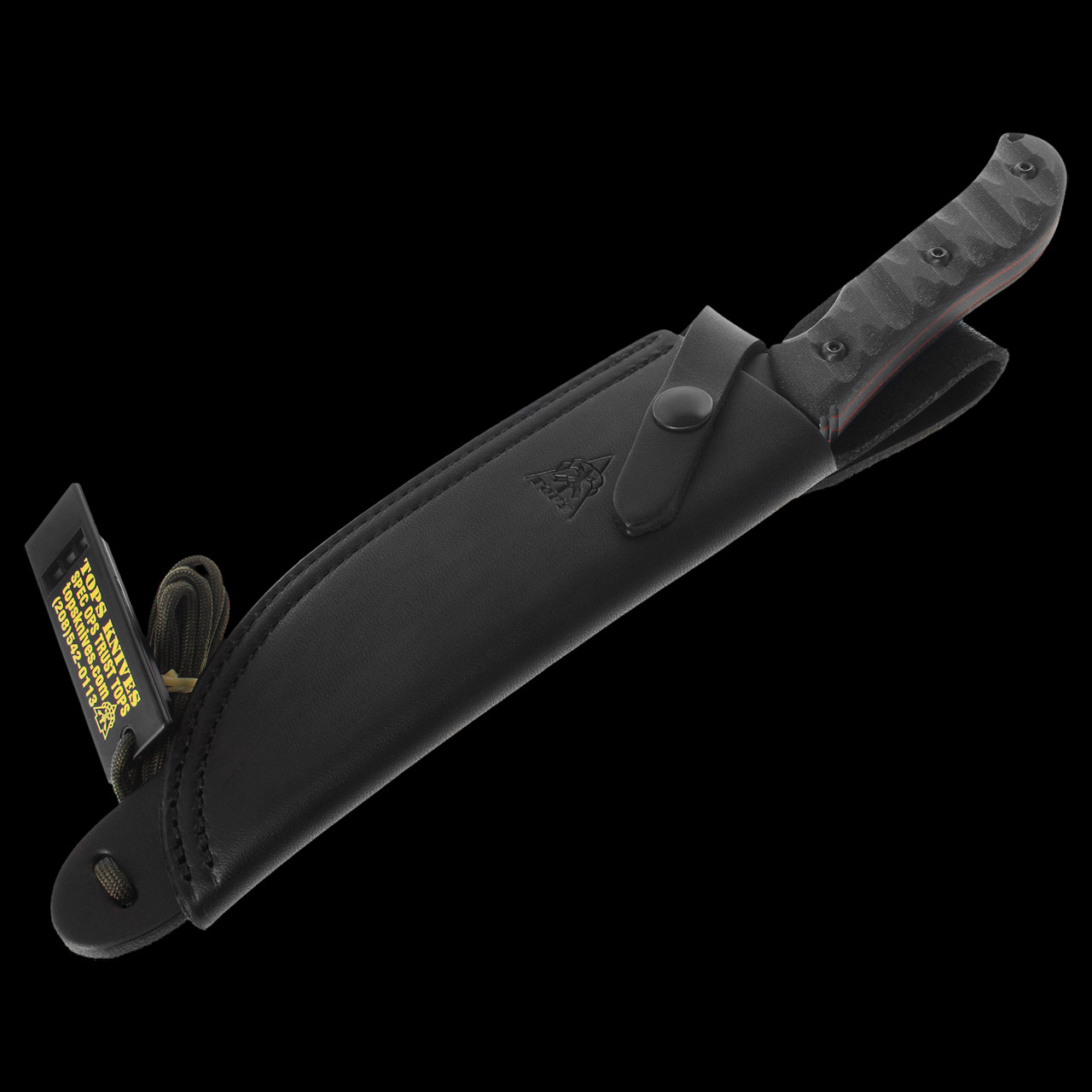 Tops Silent Hero Black Fixed Blade