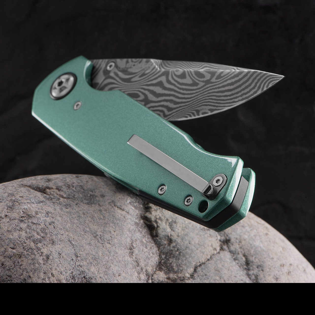 Boker 1969 Mach-1 Damast Folding Knife | Heinnie Haynes