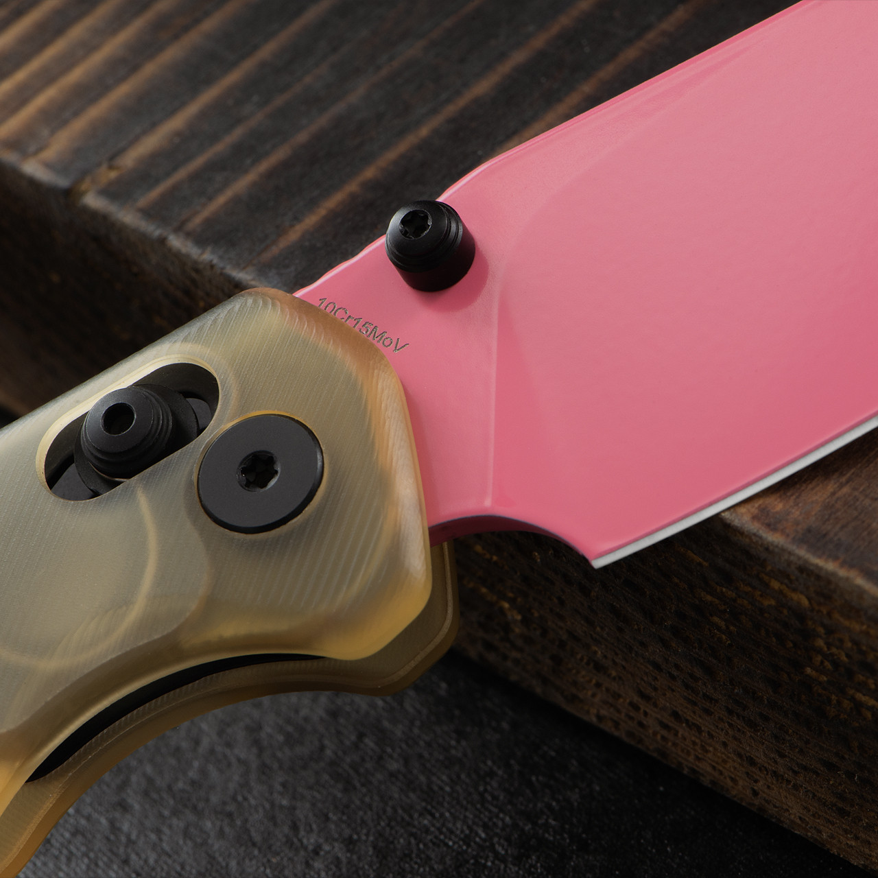 Bestech Knives Cicada's Wing Ultem Pink Folding Knife