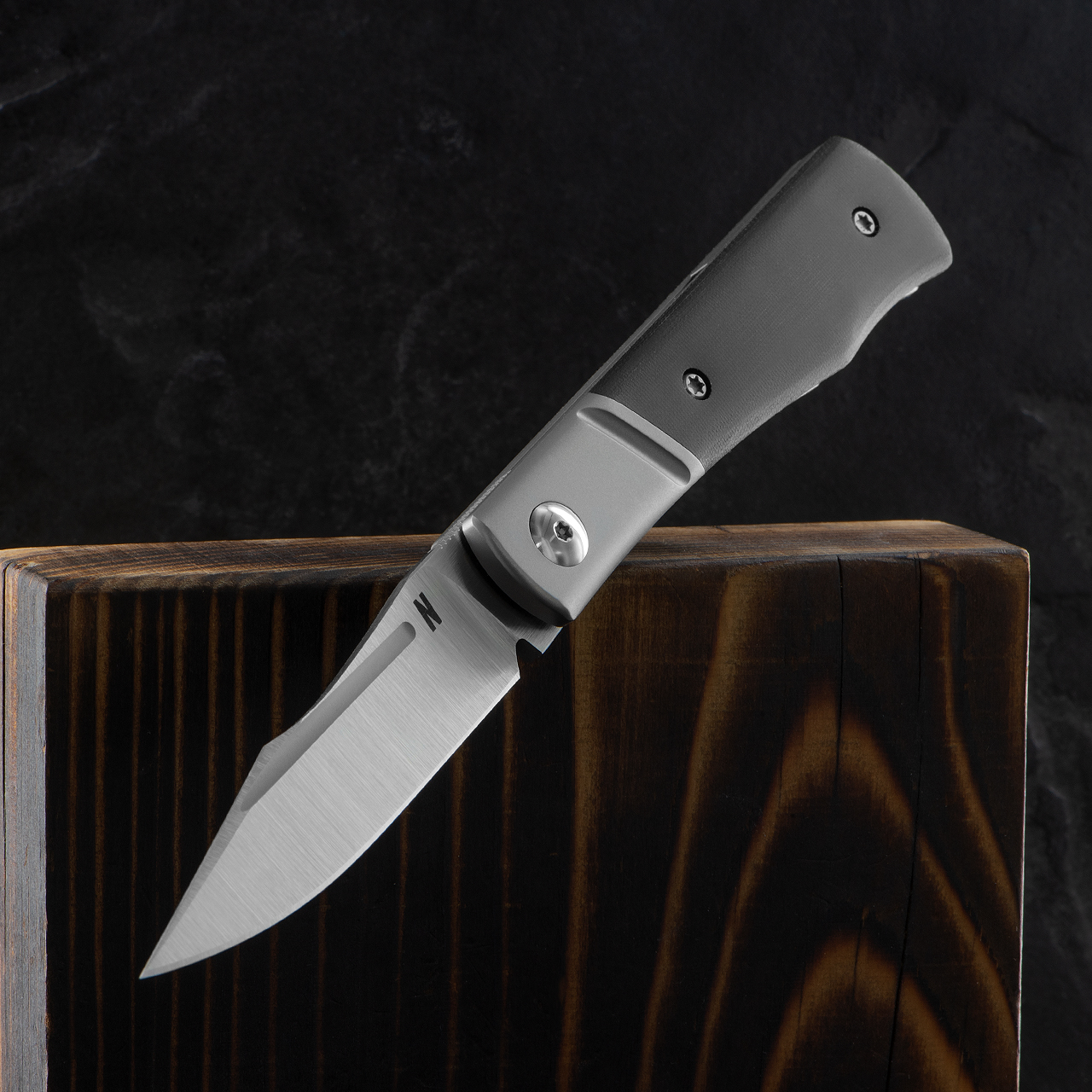 Notorious EDC Kingpin Micarta Folding Knife