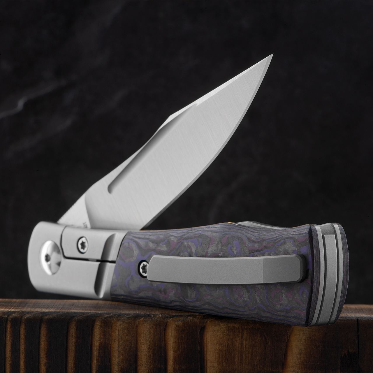 Notorious EDC Kingpin FF PH Satin Folding Knife