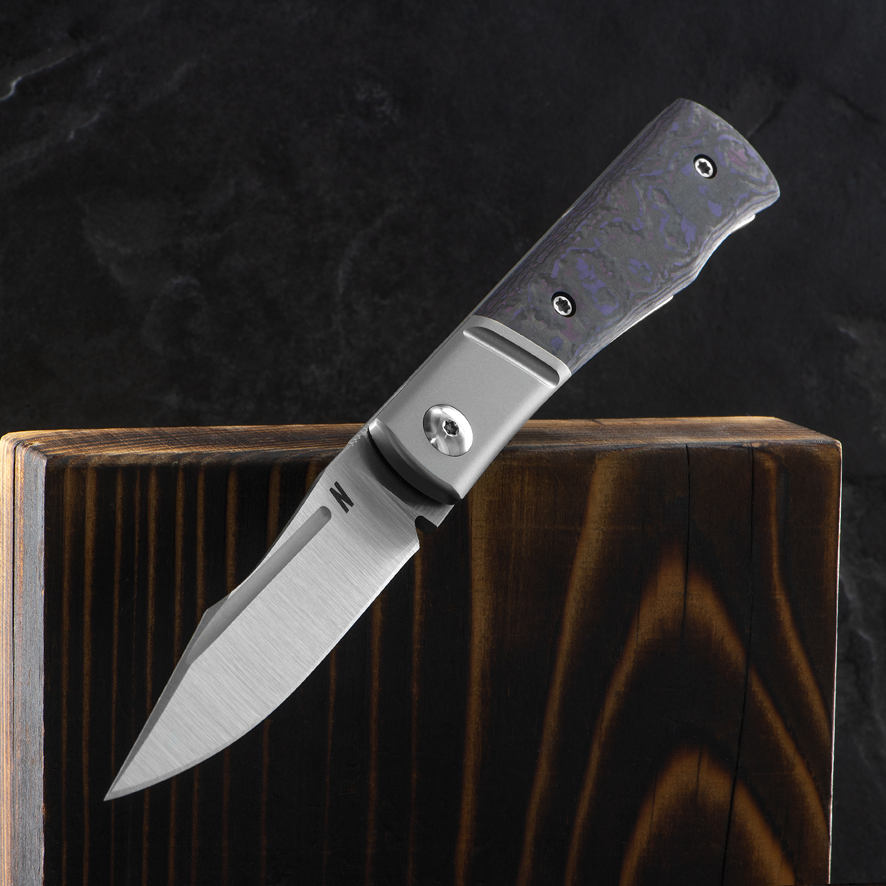 Notorious EDC Kingpin FF PH Satin Folding Knife