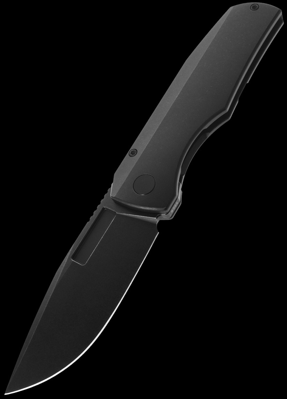 Vero Engineering Nova Titanium Black Folding Knife | Heinnie Haynes
