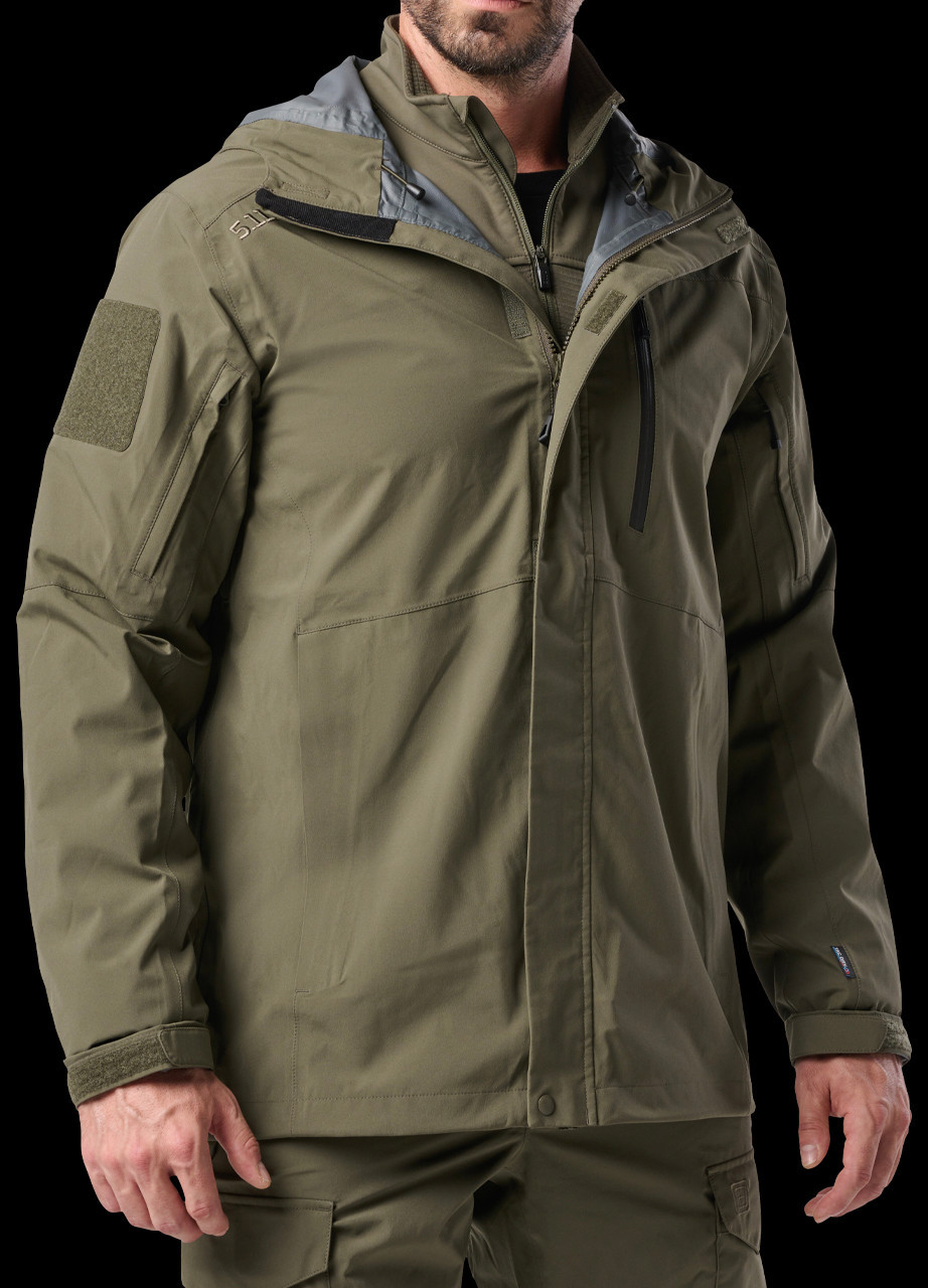 5.11 Force Rainshell Jacket Ranger Green