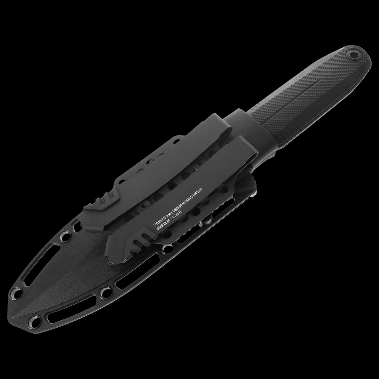 SOG Pentagon FX Blackout Fixed Blade
