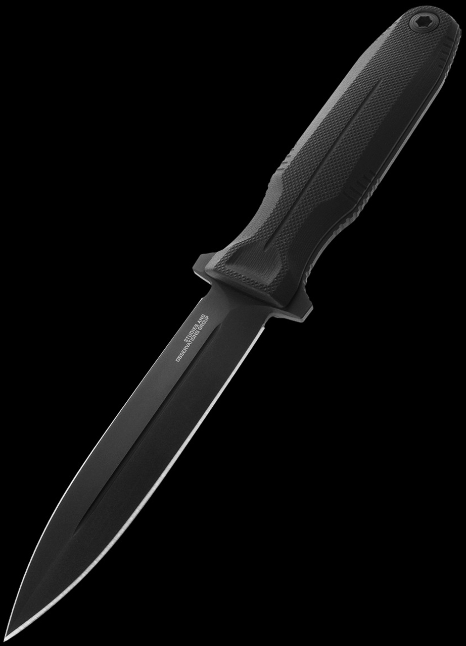 SOG Pentagon FX Blackout Fixed Blade | Heinnie Haynes