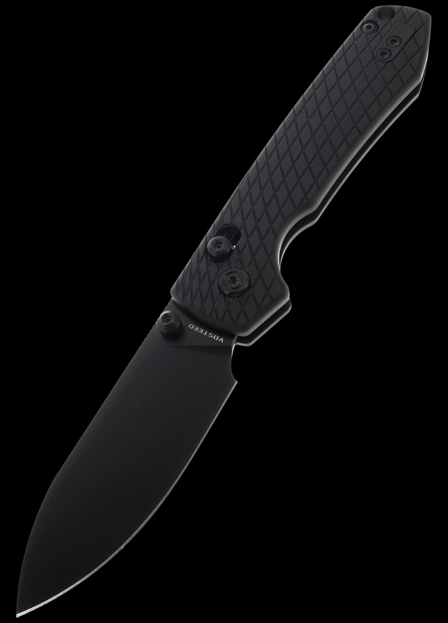 Vosteed Raccoon Aluminium Black Blade Folding Knife