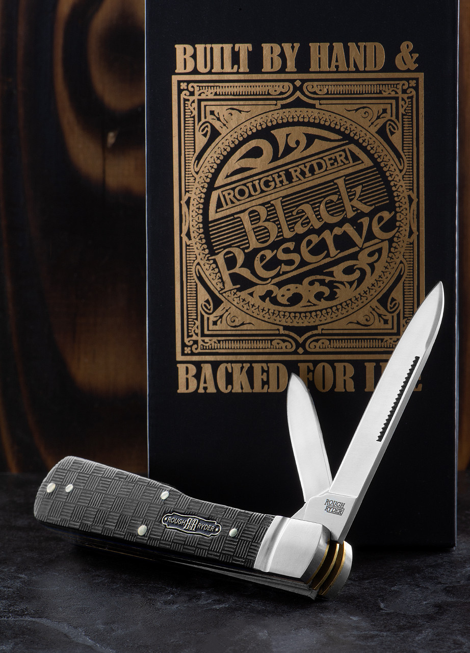 Rough Rider Black Reserve Bearhead Gunstk
