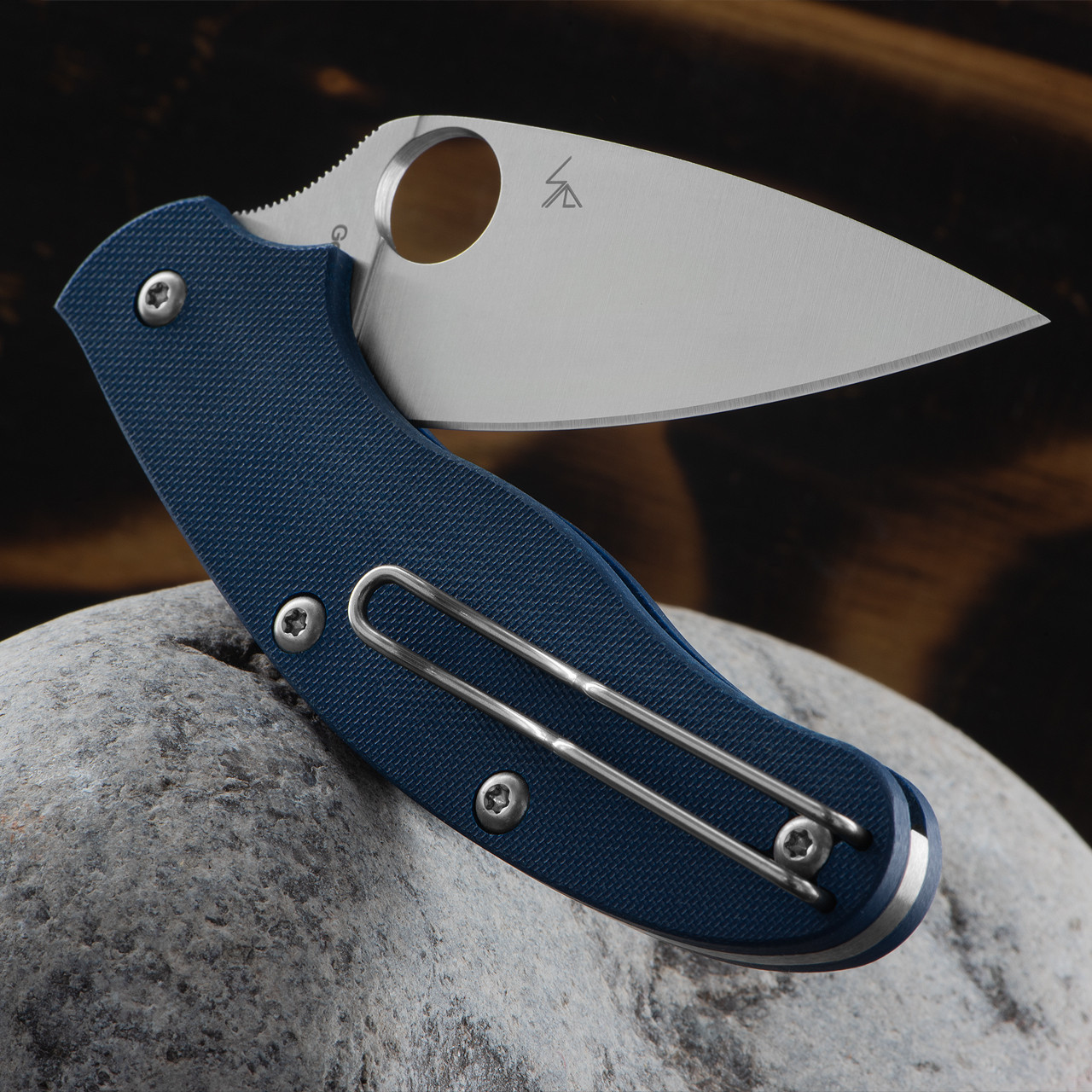 Spyderco UKPK Cobalt Blue Folding Knife