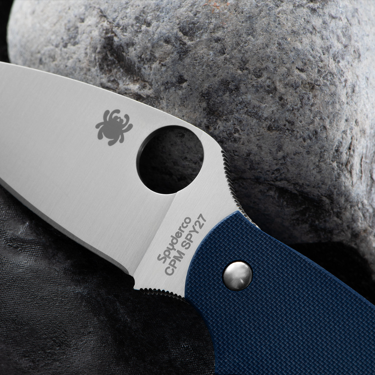 Spyderco UKPK Cobalt Blue Folding Knife