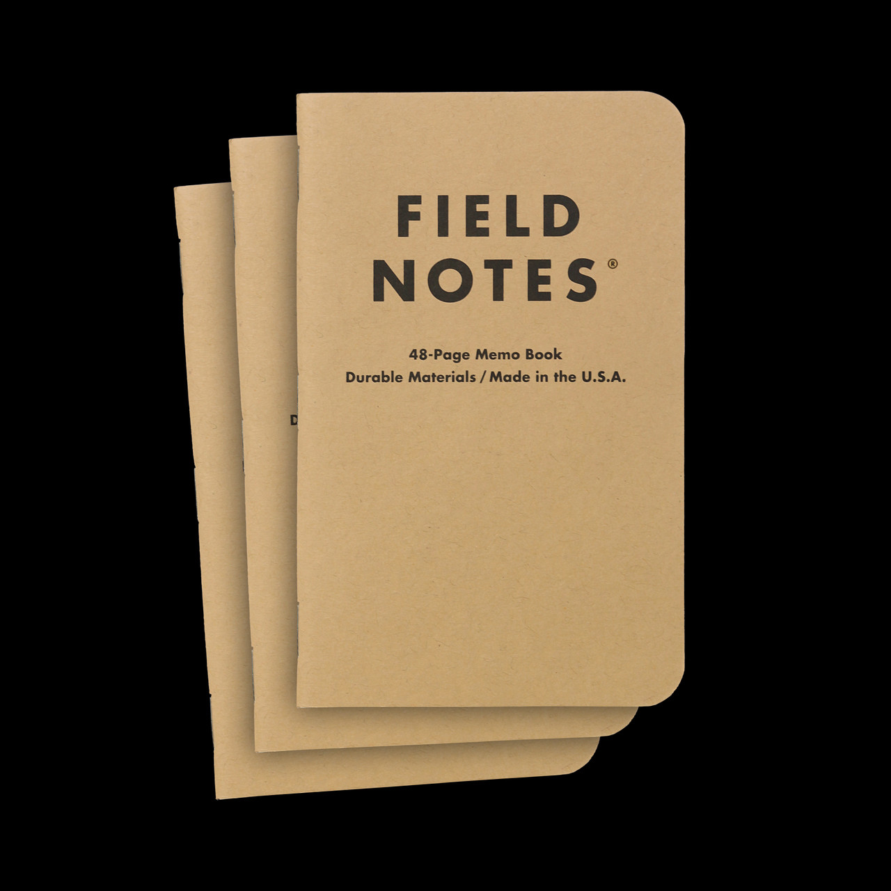 Field Notes Original Mixed 3-Pack (1 Graph, 1 Ruled, 1 Plain