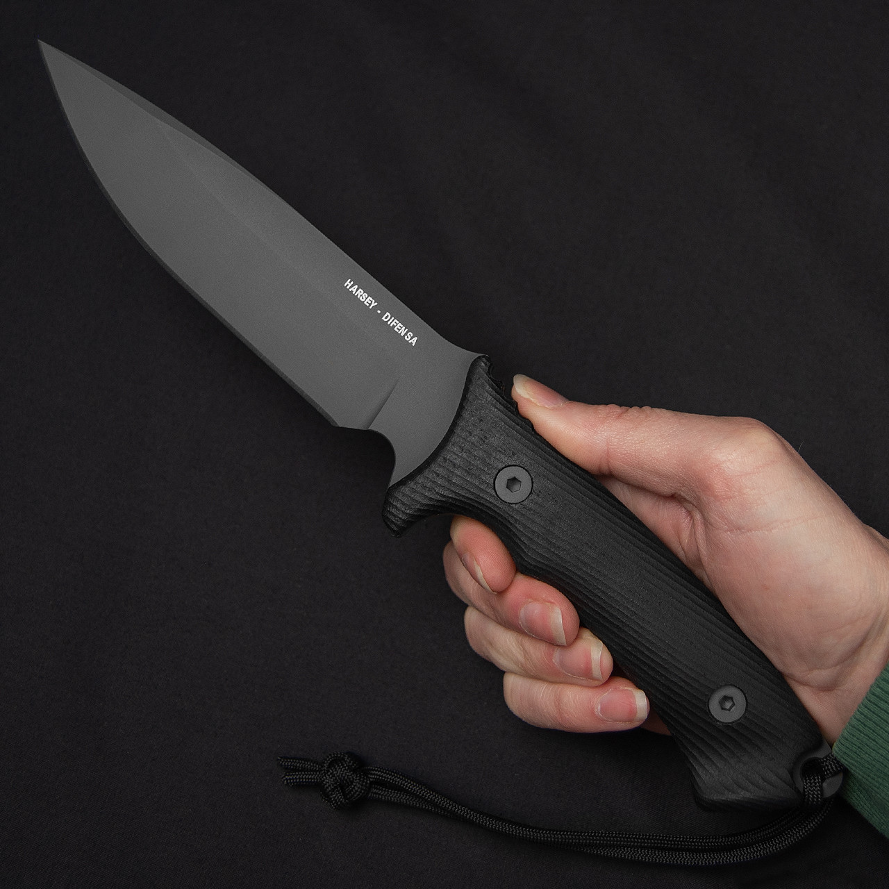 Spartan Harsey Difensa BK/BLK w/Nylon MOLLE Black