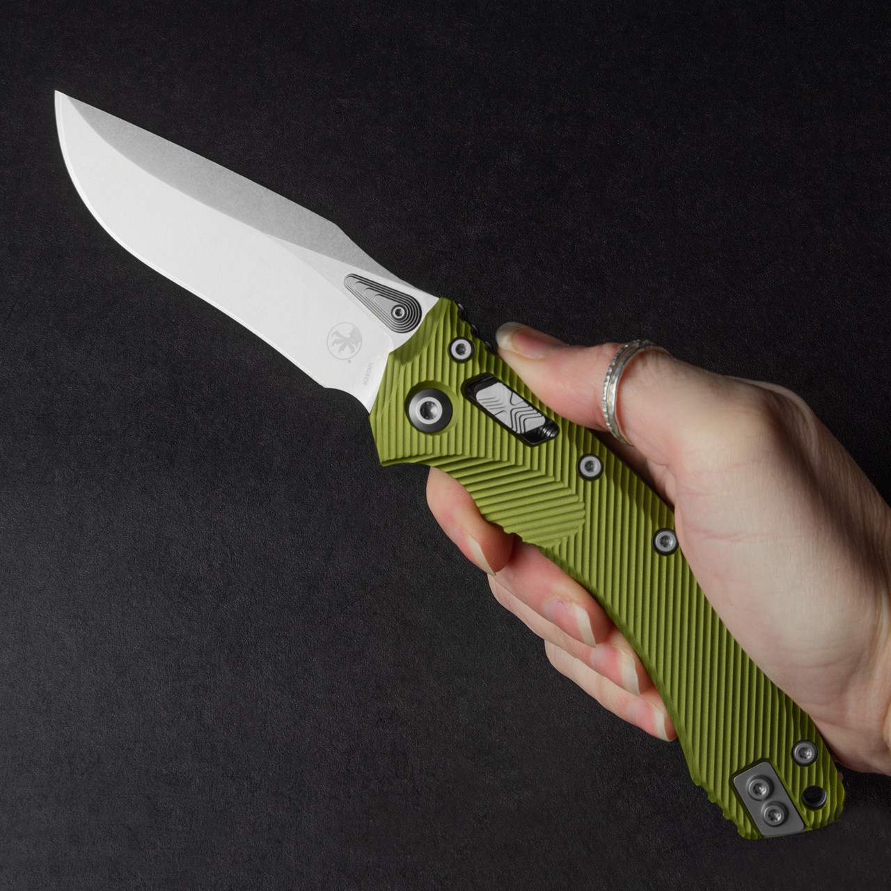 Microtech Amphibian S/E Ram-Lok SW OD Folding Knife