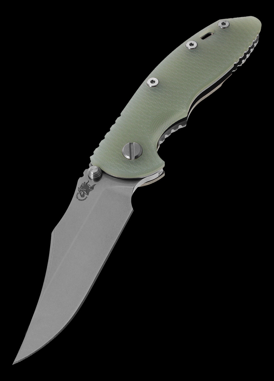 Hinderer XM-18 NF Bowie G10 Fixed Blade