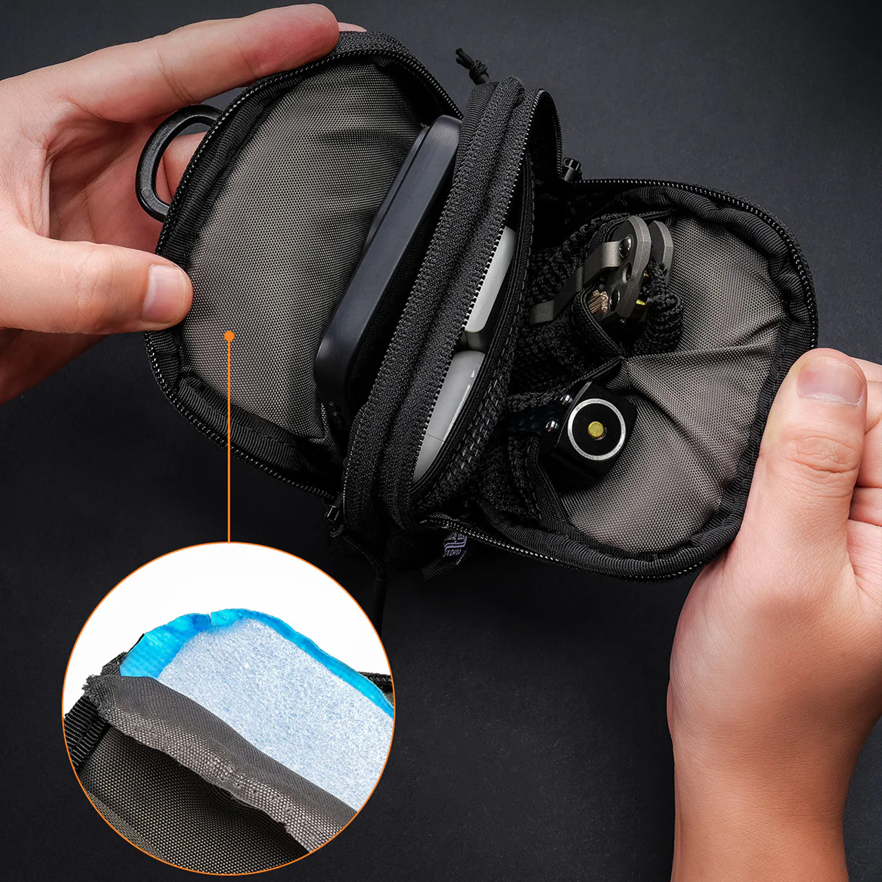 épine pouch Pocket bag black Field Manual Pouch | Wendigo Works