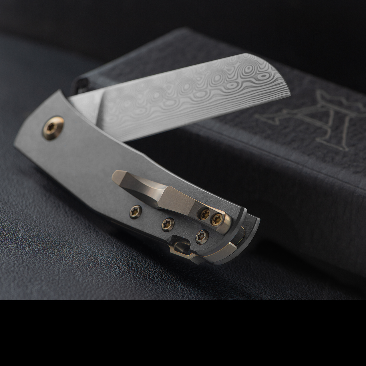 Anso Monte Carlo Damasteel x Zirconium Custom Knife