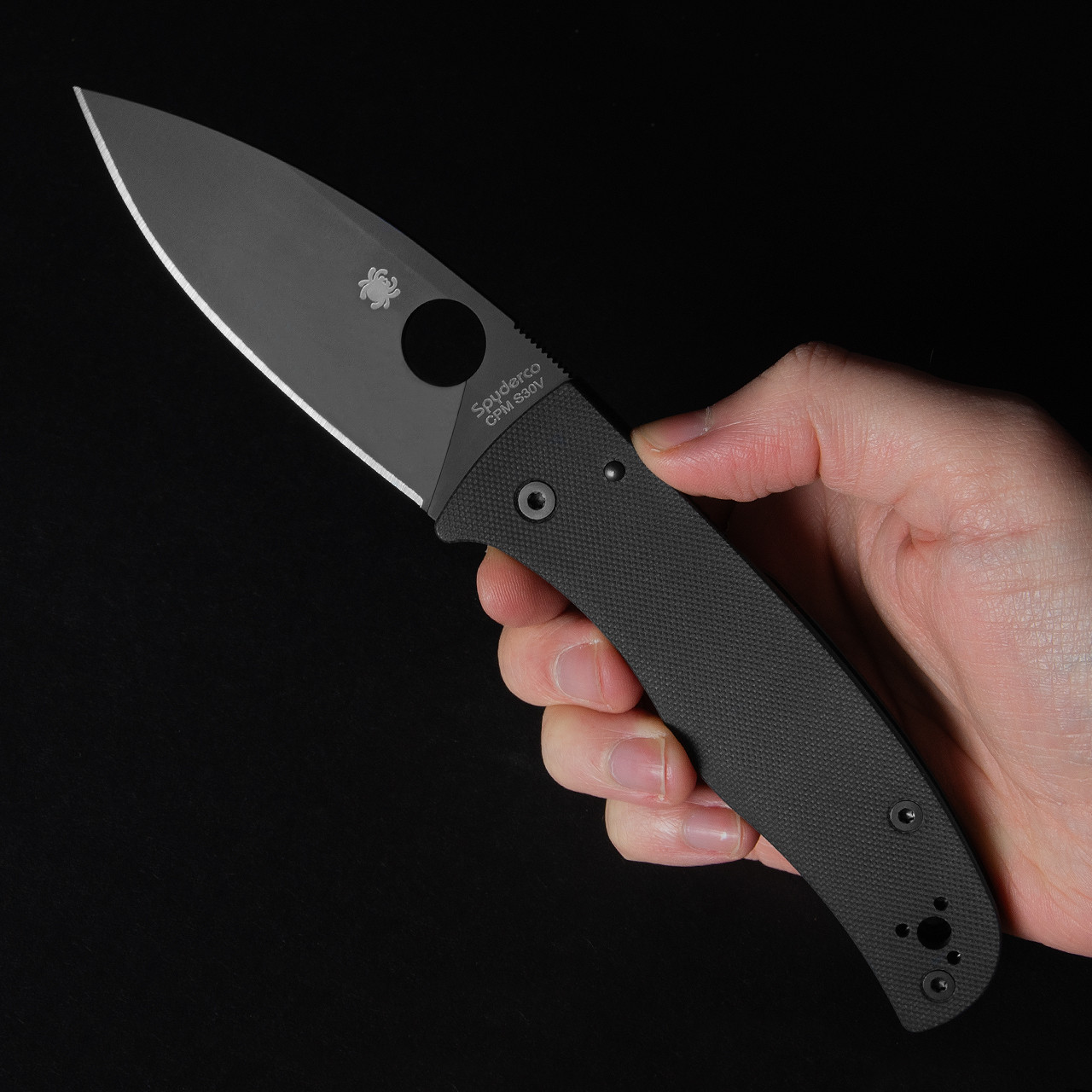 Spyderco Bodacious Black Folding Knife