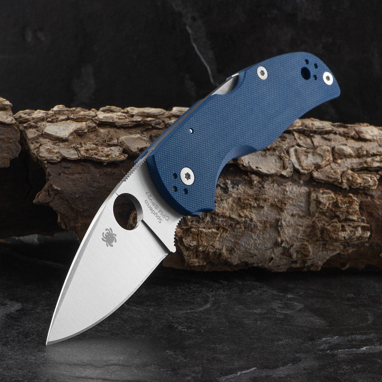 Spyderco Native 5 G10 Cobalt Folding Knife