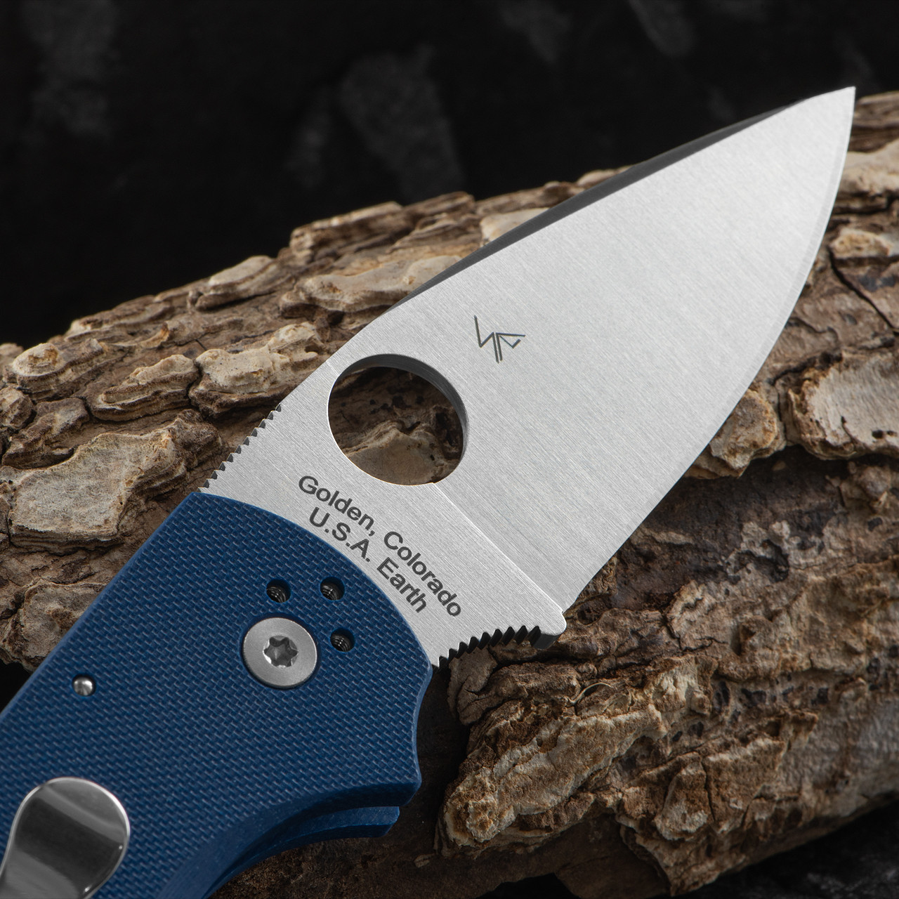 Spyderco Native 5 G10 Cobalt Folding Knife