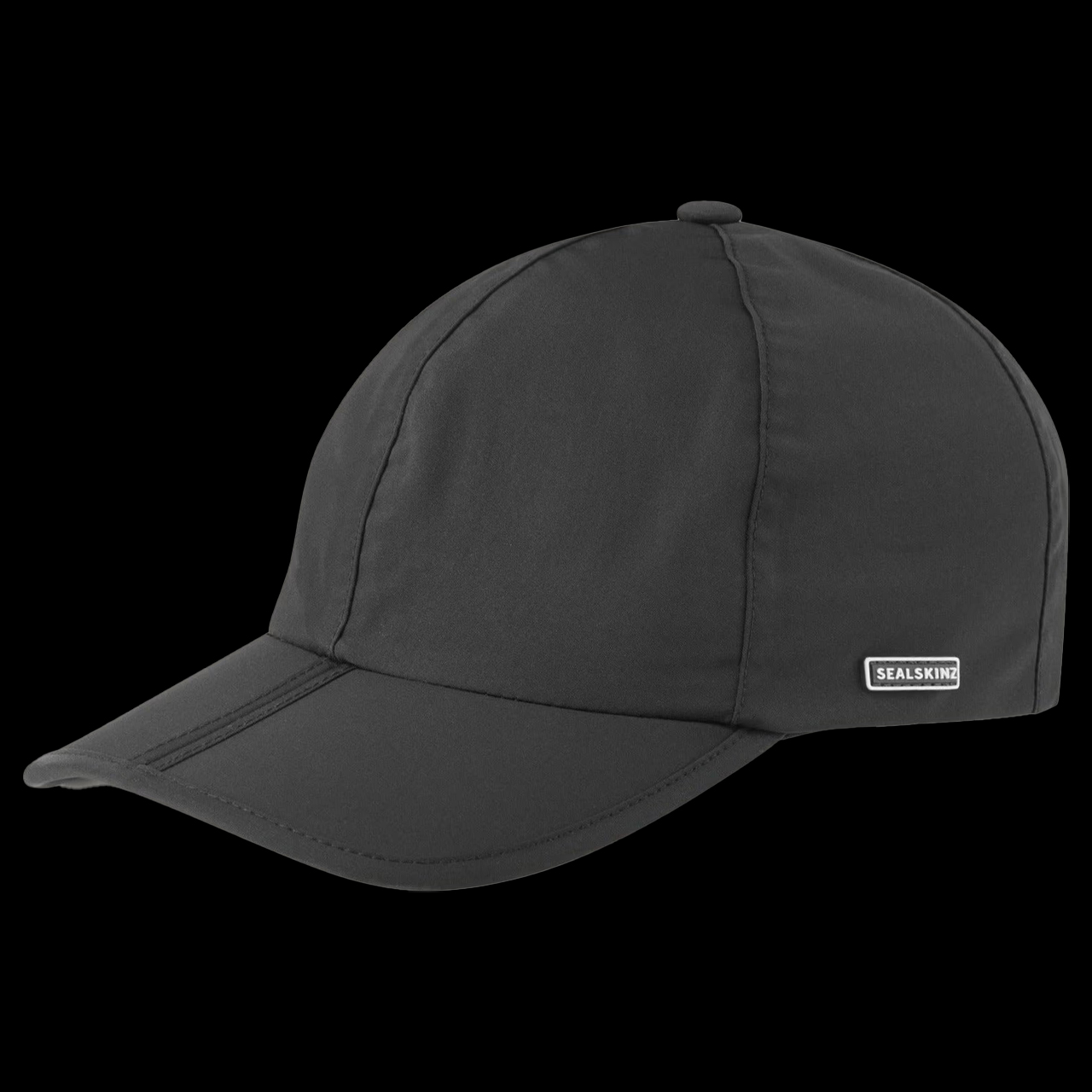 Sealskinz Salle Waterproof Foldable Peak Cap Black | Apparel