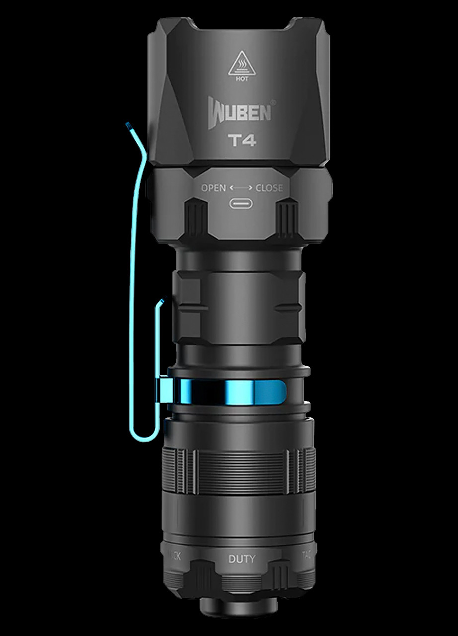 Wuben T4 Tactical Flashlight Black