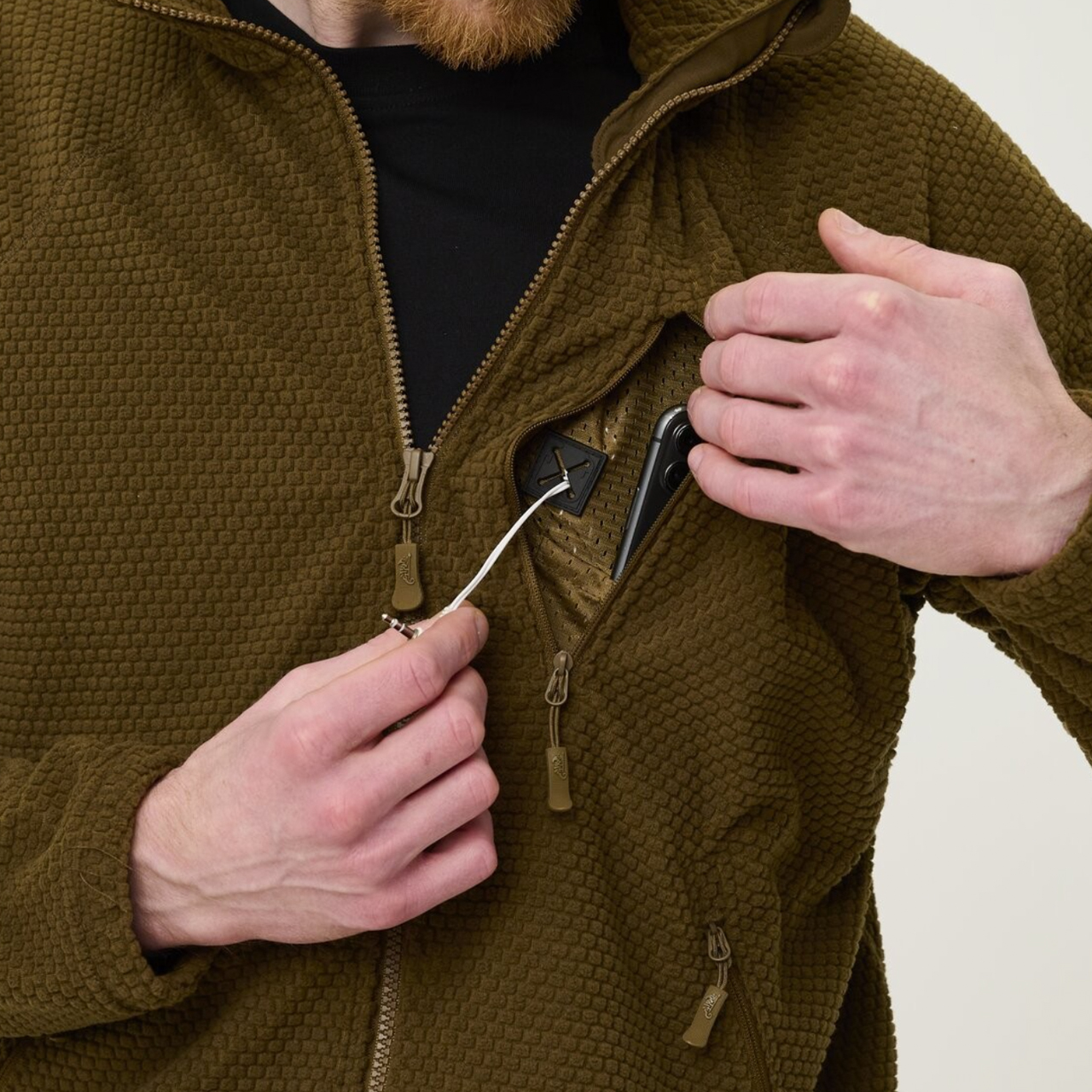 Helikon-Tex Alpha Tactical Grid Fleece Coyote