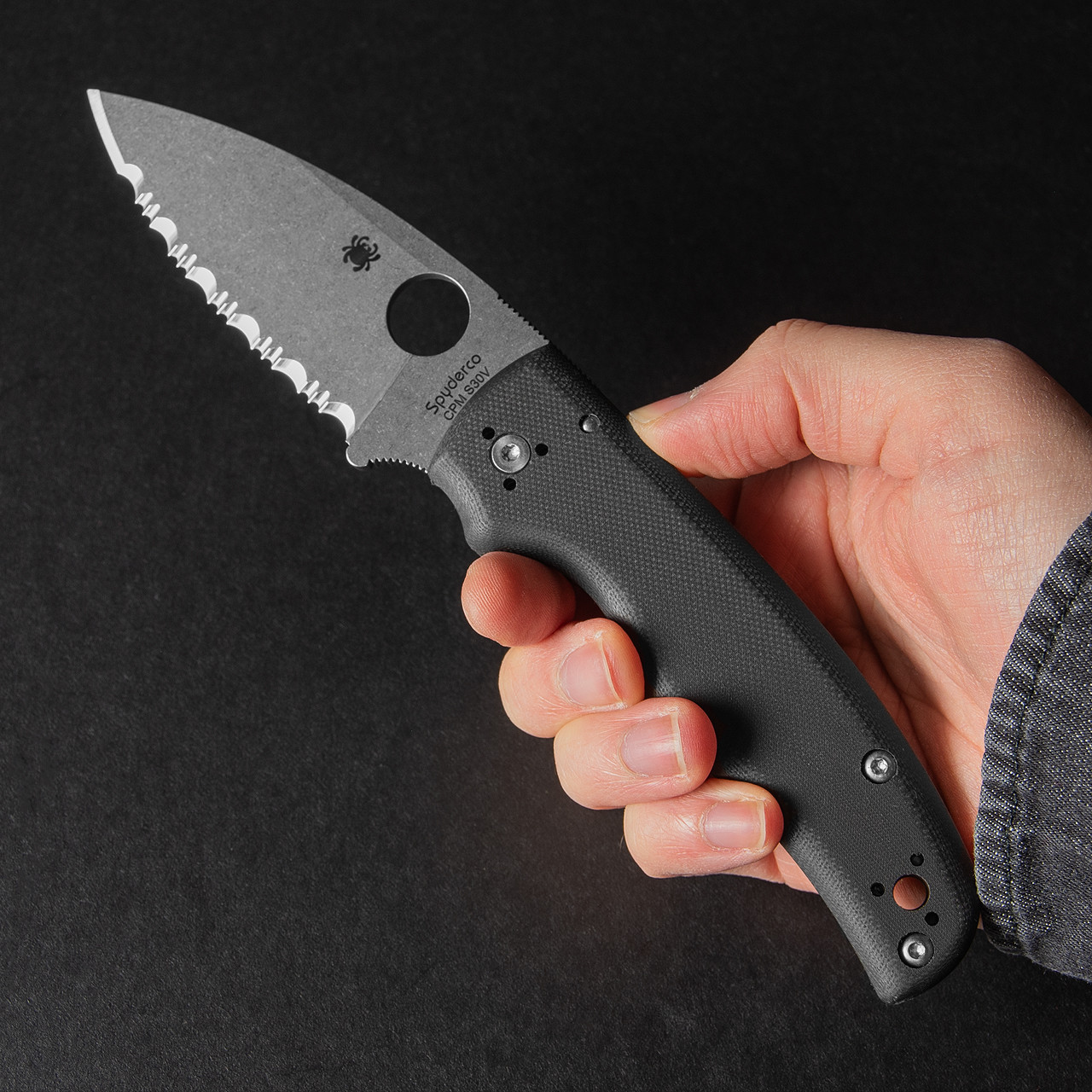 Spyderco Shaman Spyderedge G10 Folding Knife